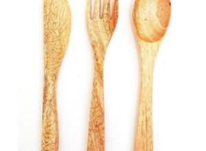 Cutlery Set Mahogany (Spoon,Knife,Fork,)16cm