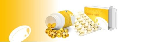 Packaging: soft capsules in pillboxes