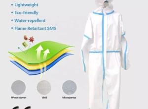 coverall with taped EN 14126 type 5/6 
