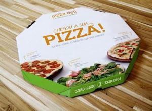 Octagon Pizza Box with super flexo printing tape