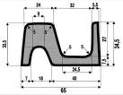 Grooved rails