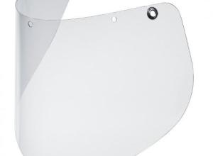Face shield made of polycarbonate, clear