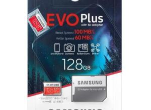 Samsung Microsd Card Evo+ 128gb Class10 + Adapter Mb-mc128ha/eu