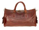 Cow leather duffel bag