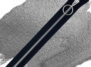 Metal Zipper with Ring Puller