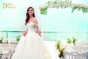 Bing bling handbeaded wedding dress