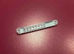 Laser cutting of plexiglass 