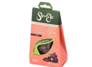 CRANBERRIES in MILK sugar reduced chocolate-Stevielle 
