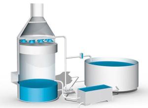 WESSEL-BIOCAT-SCRUBBER: SINGLE-STAGE CONSTRUCTION