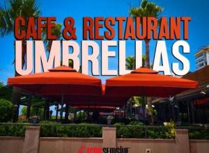 cafe restaurant umbrella