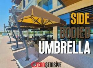 side bodied umbrella