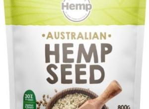 Australian Grown Hulled Hemp Seeds 800g