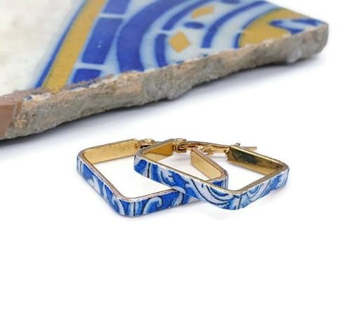 MYRA - TILE ELEPHANT STUD EARRINGS