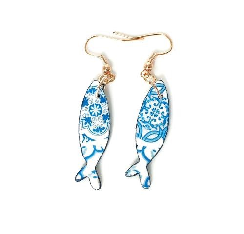 MYRA - TILE ELEPHANT STUD EARRINGS