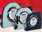 Slimline radial fans for embedded systems