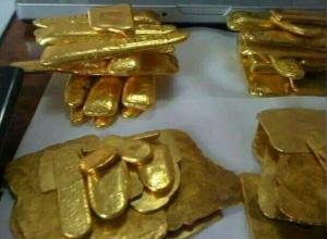 Gold dore bars, gold bullion