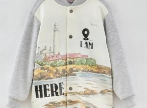 Stylish jacket-shirt for boys