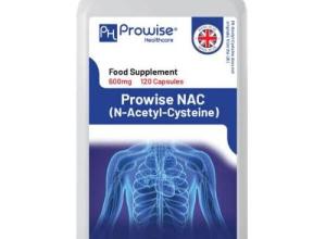 Prowise NAC N-Acetyl-Cysteine 600mg 120 Capsules – UK Made