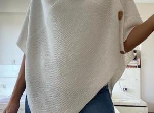 %100 hemp poncho