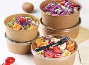 Kraft Paper Salad Bowls