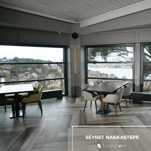 Motorized aluminium window system with remote control