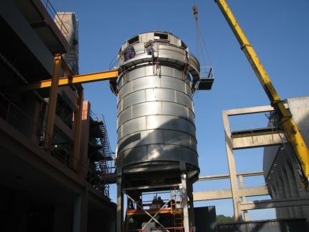 Storage silos for all bulk products - Flat bottom for extractor