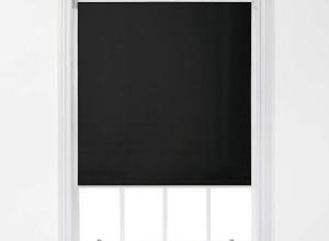 Blackout Roller Blind 4ft - Black