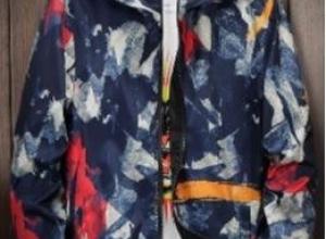Printed Windbreaker