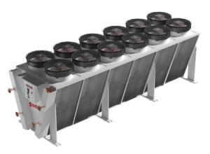 Ostro c v-type double-row condenser