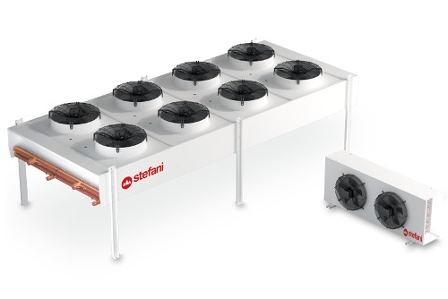 Ostro c v-type double-row condenser