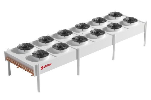 Ostro c v-type double-row condenser