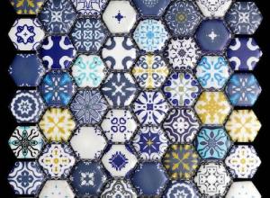 Heqzagonal Mosaic Tiles