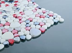 pebble mosaic tiles