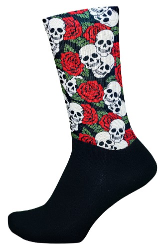 Boom - Yeah Patterned Bottom Cotton Printed Socks
