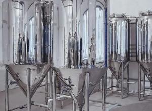 Micro-brewery for production 100-140 liters of beer per day