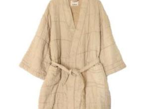 Men's Bathrobes Doube Lawyer:cotton Terry And Linen