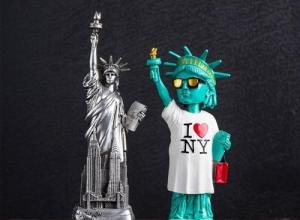 USA Statue of Liberty famous miniature building model