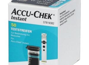 ACCU CHEK Instant test strips