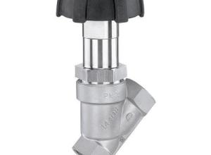 Manually operated angle seat globe valve GEMÜ 507