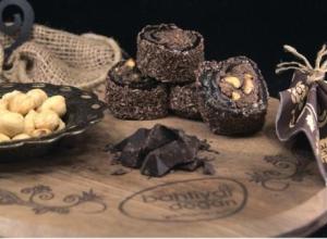 Wrapped Turkish Delight with Hazelnut and Chocolate