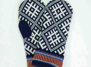 100% Wool Mittens 'TILDA'