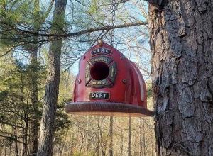 Firefighter Bird House