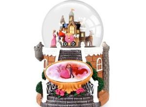 OEM Rotating Music Sweet Wedding Polyresin Snow Globe Gift