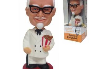 Football player bobble head figurine custom resin toy KFC