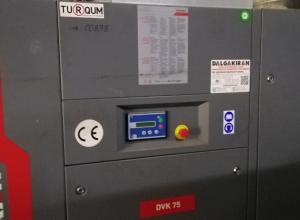  Compressor Dalgakiran DVK-75 55 kW 9.6 m3 / min (2014)
