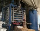  Forming machine for the production of polystyrene foam corners for doors