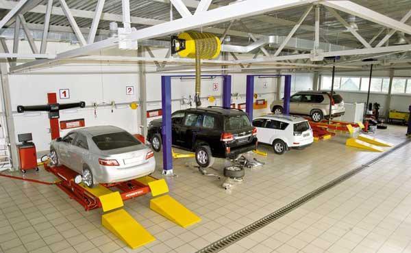 Car service station