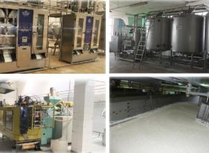 Dairy with equipment