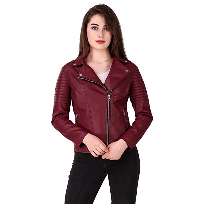 Women Leather Jacket| Original Leather Jacket| Stylish Jacket| Ladies Jacket|