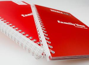 Wire-o binding: notebooks, catalogs, brochures
